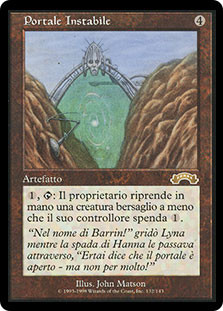 Erratic Portal
Exodus - Italian
Single
Magic The Gathering