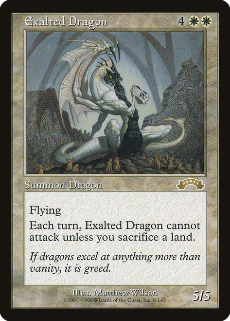 Exalted Dragon\nExodus\nSingle\nMagic The Gathering