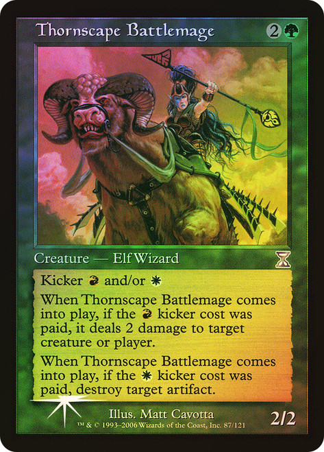 Thornscape Battlemage\nTime Spiral - Timeshifted\nSingle\nMagic The Gathering