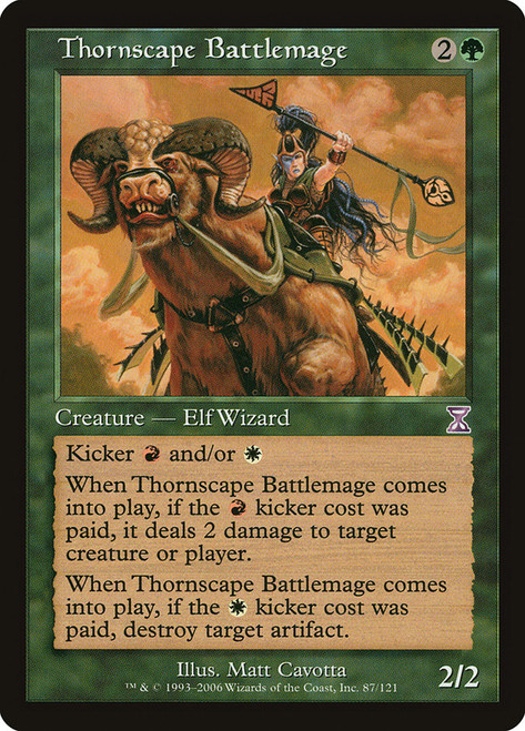 Thornscape Battlemage\nTime Spiral - Timeshifted\nSingle\nMagic The Gathering
