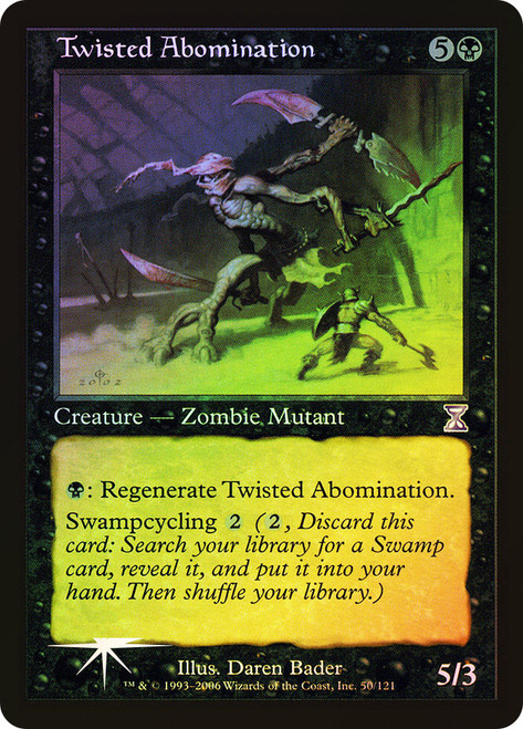 Twisted Abomination\nTime Spiral - Timeshifted\nSingle\nMagic The Gathering