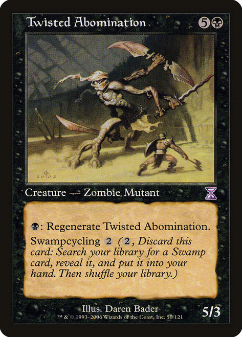 Twisted Abomination\nTime Spiral - Timeshifted\nSingle\nMagic The Gathering