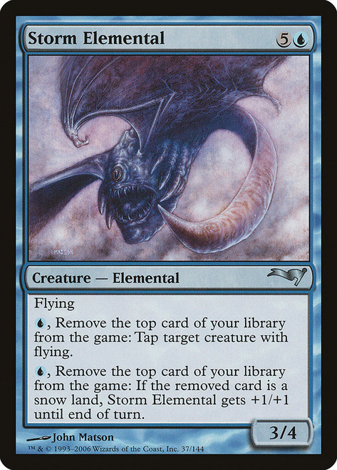 Storm Elemental\nColdsnap Reprints\nSingle\nMagic The Gathering