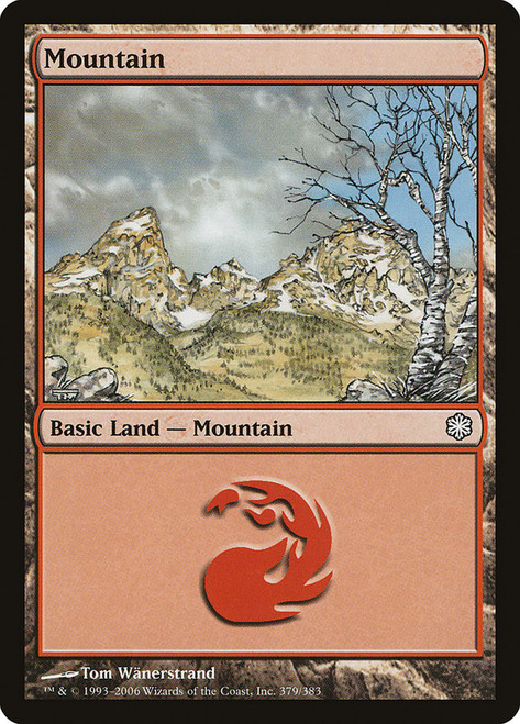 Mountain (#379)\nColdsnap Reprints\nSingle\nMagic The Gathering