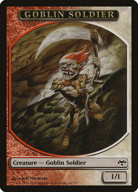 {Goblin Soldier Token}\nEventide\nSingle\nMagic The Gathering