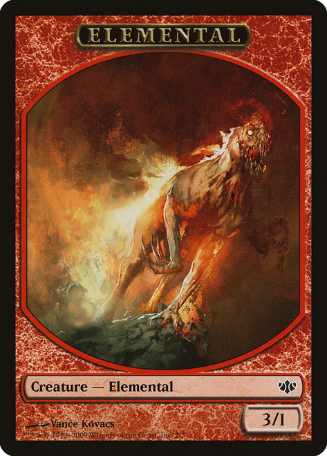 {Elemental Token}\nConflux\nSingle\nMagic The Gathering