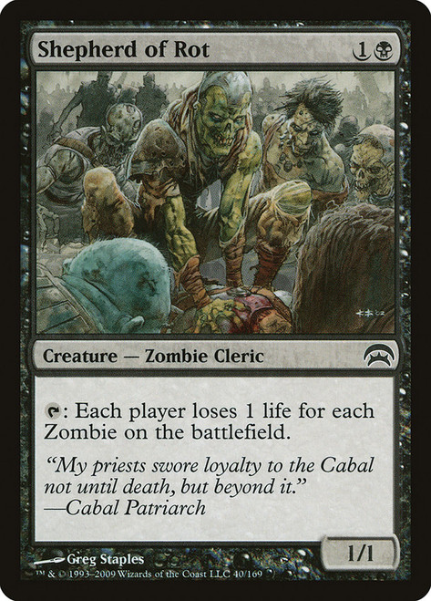 Shepherd of Rot\nPlanechase: 2009 Edition\nSingle\nMagic The Gathering