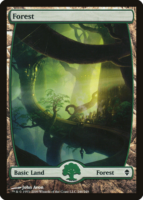 Forest (#246) (Full Art)\nZendikar\nSingle\nMagic The Gathering