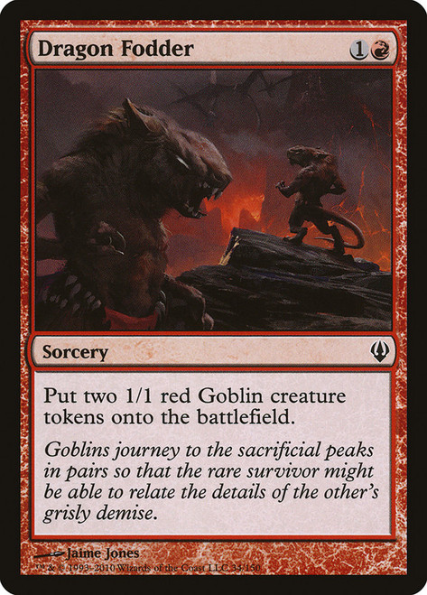 Dragon Fodder\nArchenemy: 2010 Edition\nSingle\nMagic The Gathering