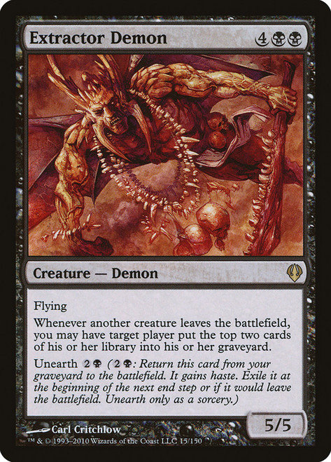 Extractor Demon\nArchenemy: 2010 Edition\nSingle\nMagic The Gathering