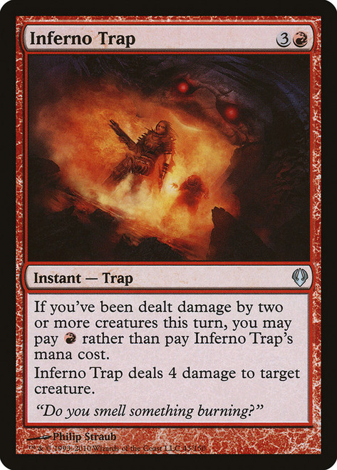 Inferno Trap\nArchenemy: 2010 Edition\nSingle\nMagic The Gathering