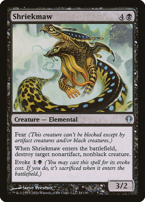 Shriekmaw\nArchenemy: 2010 Edition\nSingle\nMagic The Gathering