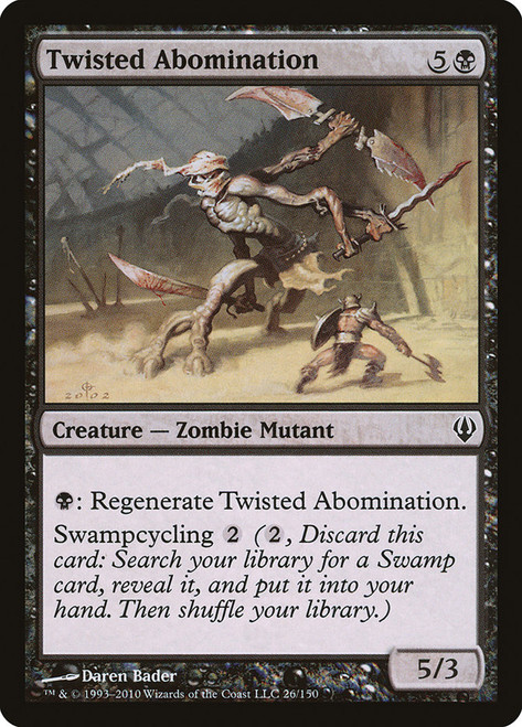 Twisted Abomination\nArchenemy: 2010 Edition\nSingle\nMagic The Gathering