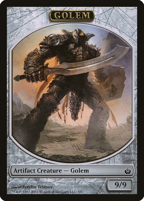 {Golem Token}\nMirrodin Besieged\nSingle\nMagic The Gathering