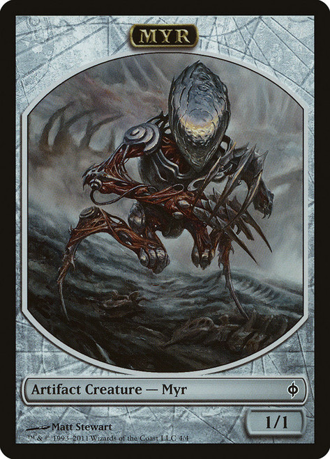 {Myr Token}\nNew Phyrexia\nSingle\nMagic The Gathering