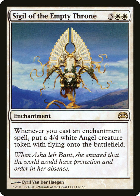Sigil of the Empty Throne\nPlanechase: 2012 Edition\nSingle\nMagic The Gathering
