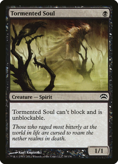 Tormented Soul\nPlanechase: 2012 Edition\nSingle\nMagic The Gathering