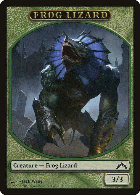 {Frog Lizard Token}\nGatecrash\nSingle\nMagic The Gathering