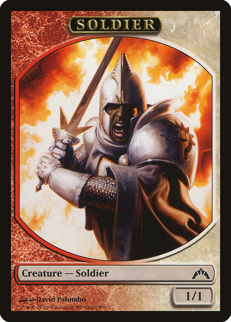 {Soldier Token}\nGatecrash\nSingle\nMagic The Gathering