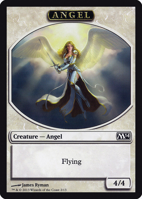 {Angel Token}\nMagic 2014 Core Set\nSingle\nMagic The Gathering