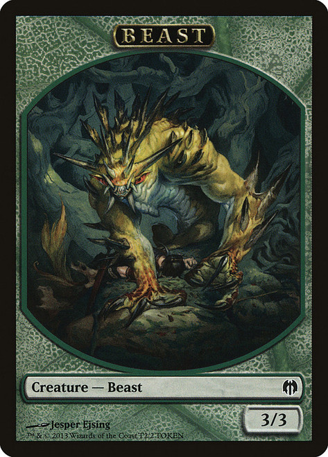 {Beast Token}\nDuel Decks: Heroes vs. Monsters\nSingle\nMagic The Gathering