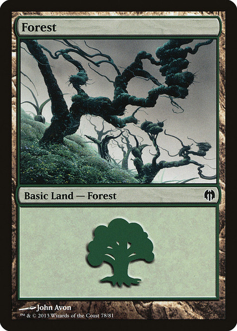 Forest (#78)\nDuel Decks: Heroes vs. Monsters\nSingle\nMagic The Gathering