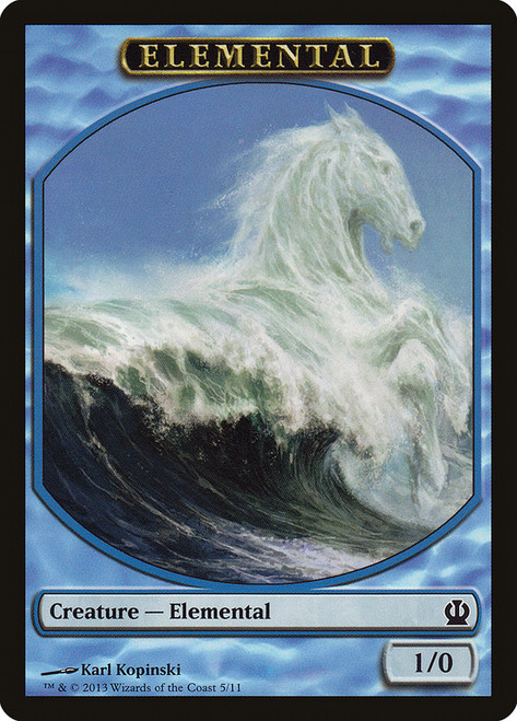 {Elemental Token}\nTheros\nSingle\nMagic The Gathering