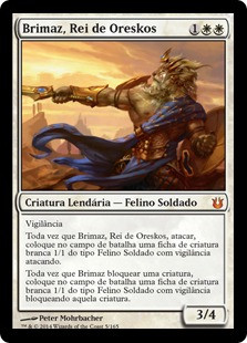 Brimaz, King of Oreskos
Born of the Gods - Portuguese
Single
Magic The Gathering