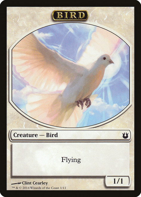 {Bird Token} (White)\nBorn of the Gods\nSingle\nMagic The Gathering