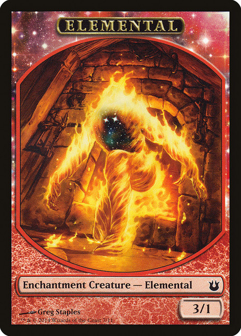 {Elemental Token}\nBorn of the Gods\nSingle\nMagic The Gathering