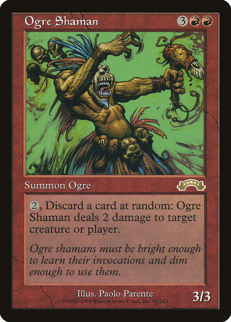 Ogre Shaman\nExodus\nSingle\nMagic The Gathering