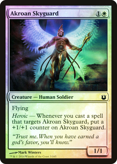 Akroan Skyguard\nBorn of the Gods\nSingle\nMagic The Gathering