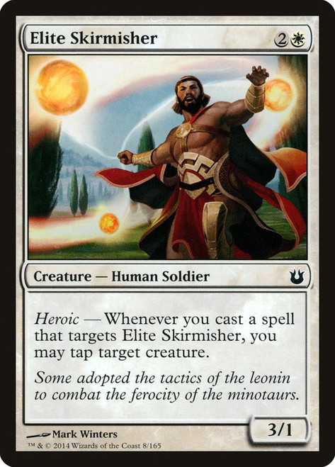 Elite Skirmisher\nBorn of the Gods\nSingle\nMagic The Gathering