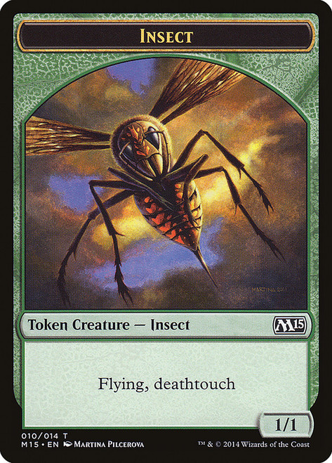 {Insect Token}\nMagic 2015 Core Set\nSingle\nMagic The Gathering