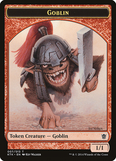 {Goblin Token}\nKhans of Tarkir\nSingle\nMagic The Gathering