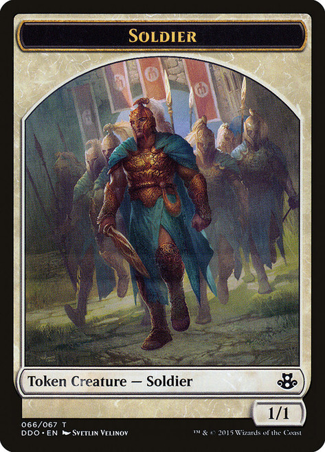 {Soldier Token}\nDuel Decks: Elspeth vs. Kiora\nSingle\nMagic The Gathering