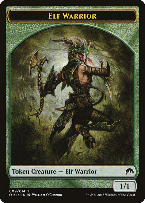 {Elf Warrior Token}\nMagic Origins\nSingle\nMagic The Gathering