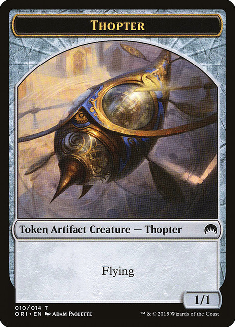 {Thopter Token} (#10)\nMagic Origins\nSingle\nMagic The Gathering