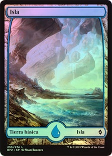 Island (#255) (Full Art)
Battle for Zendikar (Foil) - Spanish
Single
Magic The Gathering