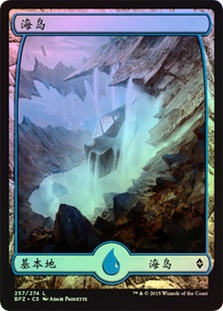 Island (#257) (Full Art)
Battle for Zendikar (Foil) - Chinese Simplified
Single
Magic The Gathering