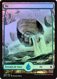 Island (#258) (Full Art)
Battle for Zendikar (Foil) - French
Single
Magic The Gathering