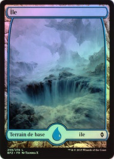 Island (#259) (Full Art)
Battle for Zendikar (Foil) - French
Single
Magic The Gathering