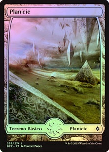 Plains (#253) (Full Art)
Battle for Zendikar (Foil) - Portuguese
Single
Magic The Gathering