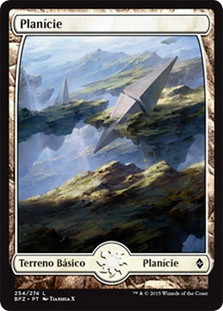 Plains (#254) (Full Art)
Battle for Zendikar - Portuguese
Single
Magic The Gathering