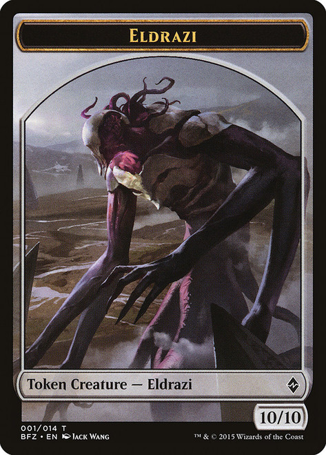 {Eldrazi Token}\nBattle for Zendikar\nSingle\nMagic The Gathering