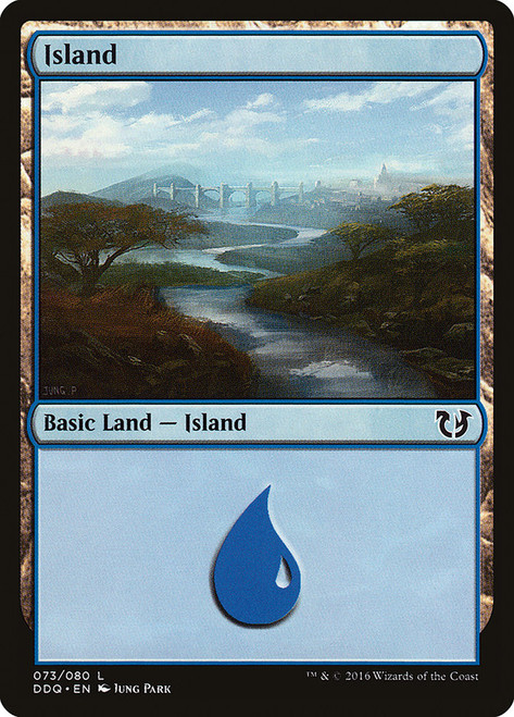 Island (#73)\nDuel Decks: Blessed vs. Cursed\nSingle\nMagic The Gathering