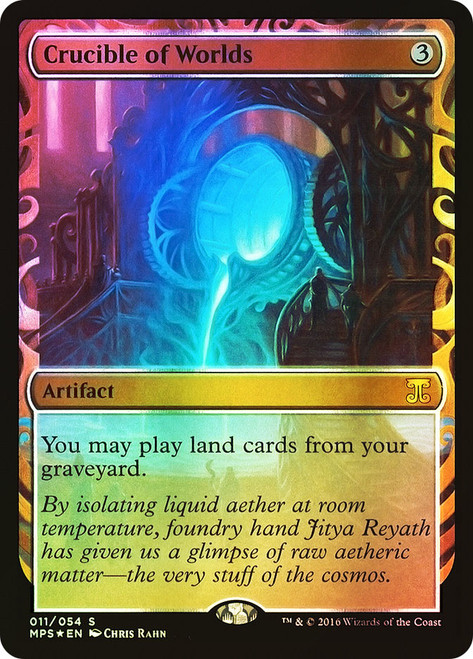 Crucible of Worlds\nMasterpiece Series: Kaladesh Inventions\nSingle\nMagic The Gathering