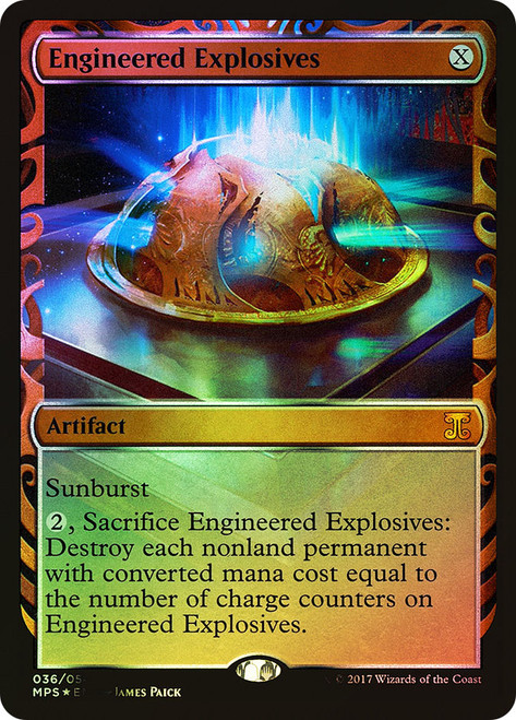 Engineered Explosives\nMasterpiece Series: Kaladesh Inventions\nSingle\nMagic The Gathering