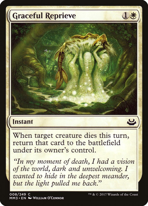 Graceful Reprieve\nModern Masters: 2017 Edition\nSingle\nMagic The Gathering
