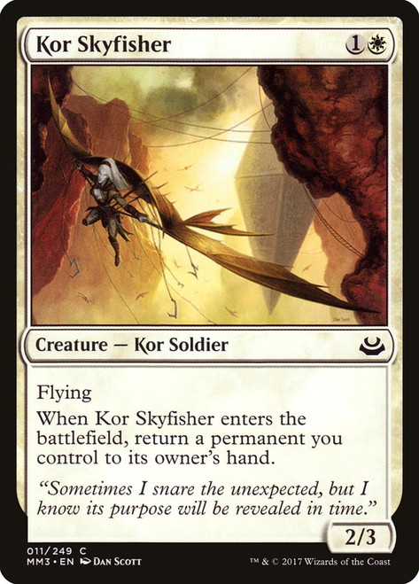Kor Skyfisher\nModern Masters: 2017 Edition\nSingle\nMagic The Gathering